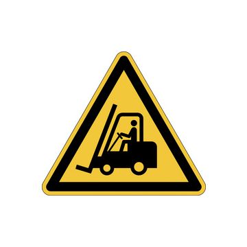 DURABLE Panneau de signalisation "attention chariots