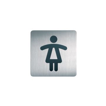 DURABLE Pictogramme PICTO "WC Femmes", carré, en acier