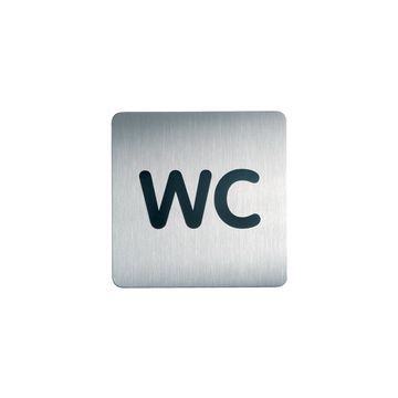 DURABLE Pictogramme PICTO "WC", carré, en acier