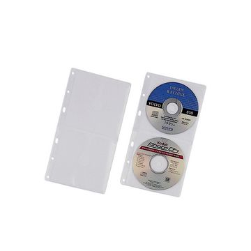 DURABLE Pochette CD-/DVD COVER S, pour 2 CD, PP, 156x288 mm