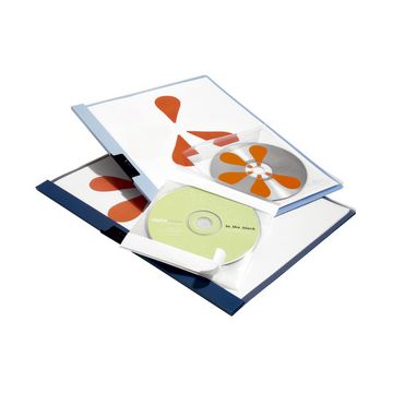 DURABLE Pochette autoadhésive pour CD/DVD FIX, en PP DURABLE Pochette autoadhésive pour CD/DVD FIX, en PP