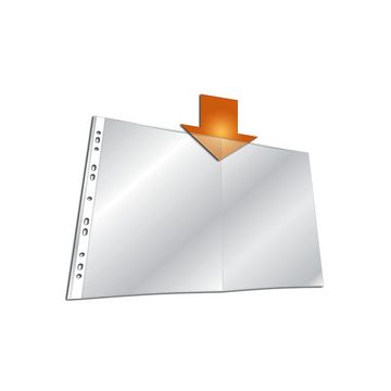 DURABLE Pochette perforée, A3 format paysage, PP, 0,06 mm DURABLE Pochette perforée, A3 format paysage, PP, 0,06 mm