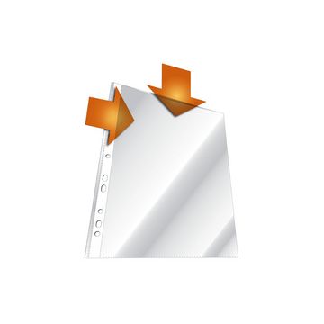 DURABLE Pochette perforée, A4, ouvert en-haut et côté DURABLE Pochette perforée, A4, ouvert en-haut et côté