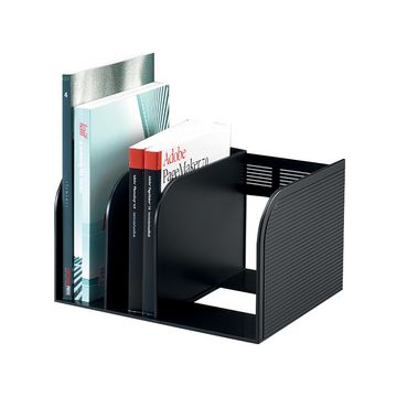 DURABLE Porte-revues OPTIMO eco, 3 compartiments, anthracite