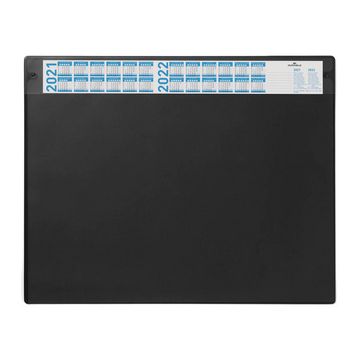 DURABLE Sous-main avec calendrier annuel, bleu foncé