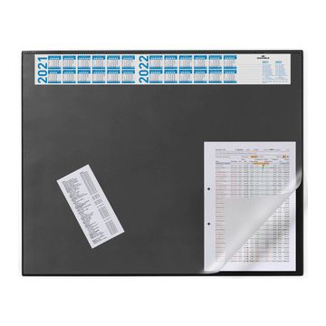 DURABLE Sous-main avec calendrier annuel, noir