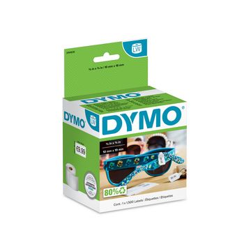 DYMO Etiquettes pour bijoux LabelWriter, 10 x 19 mm, blanc