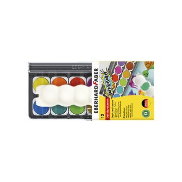 EBERHARD FABER Boîte de peinture WINNER, 12 couleurs