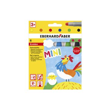 EBERHARD FABER Craie gel Basic, étui en carton de 6