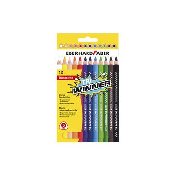 EBERHARD FABER Crayon de couleur TRI WINNER, étui de 12