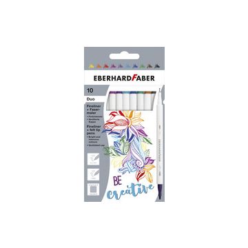 EBERHARD FABER Feutre Duo pointe ronde & pointe fine