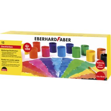 EBERHARD FABER Gouache prête à l'emploi EFA Color, set de 13