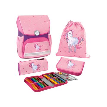 EBERHARD FABER Kit cartable EFAlino Licorne, 4 pièces