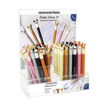 EBERHARD FABER Stylo encre gel Animal Erase it! présentoir