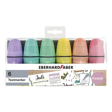 EBERHARD FABER Surligneur Mini Pastel, étui de 6