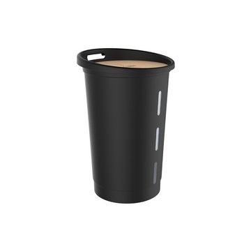 EDA Bac à pellets, 38 litres, noir