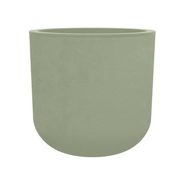 EDA Bac à plantes BASALT UP, rond, 485 mm, vert amande