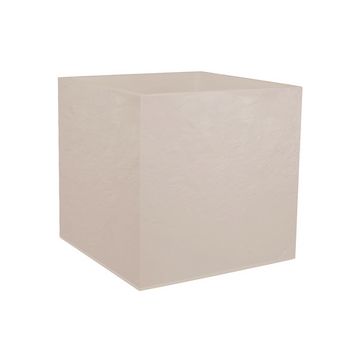 EDA Bac à plantes VOLCANIA UP, carré, 495 mm, beige