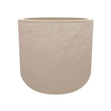 EDA Bac à plantes VOLCANIA UP, rond, 485 mm, beige