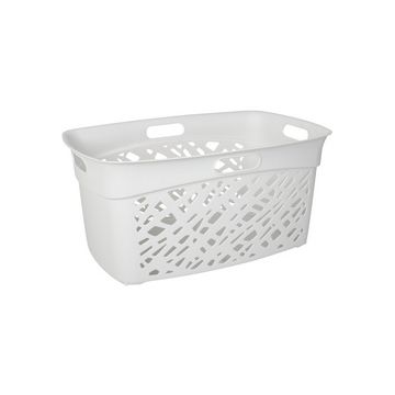 EDA Corbeille à linge ALMERIA, 45 litres, PP, blanc