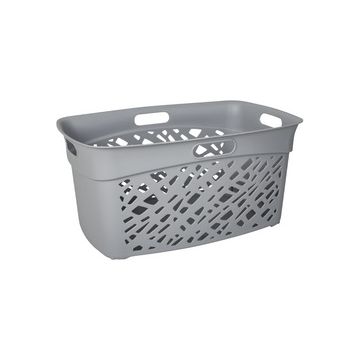 EDA Corbeille à linge ALMERIA, 45 litres, PP, gris