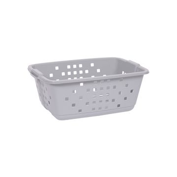 EDA Corbeille à linge PRIMA, 45 litres, PP, gris EDA Corbeille à linge PRIMA, 45 litres, PP, gris