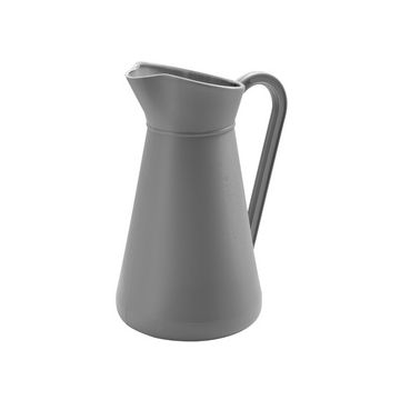 EDA Cruche en plastique, 5 litres, gris