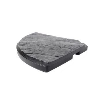 EDA Lest en béton pour parasol, 18 kg, gris foncé