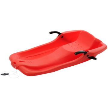 EDA Luge, plastique, 1 personne, rouge
