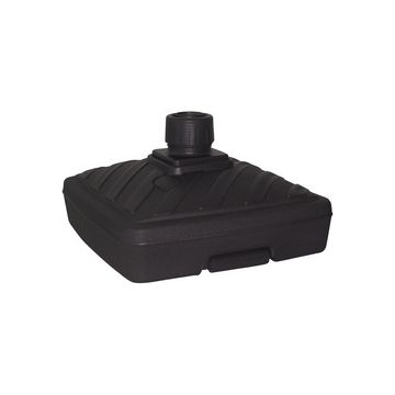 EDA Pied de parasol, plastique, carré, (L)565 mm, gris