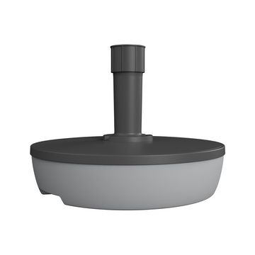 EDA Pied de parasol, plastique, rond, 495 mm, bicolore