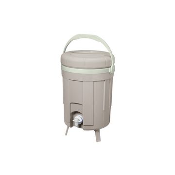 EDA Composteur de cuisine BOKASHI, 8 litres, chaux/amande