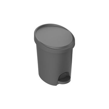 EDA Poubelle cosmétique à pédale Stepy, 6 litres, anthracite