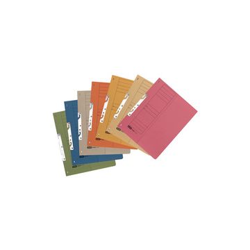 ELBA Chemise à crochets, en carton, orange x50 ELBA Chemise à crochets, en carton, orange x50