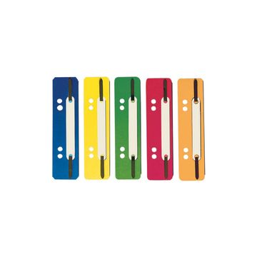 ELBA Relieurs à lamelle, PP, rouge, courts, 35 x 150 mm