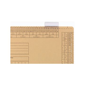 ELBA Vollsichtreiter für Einstellmappen, transparent