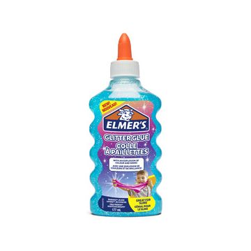 ELMER'S Colle à paillettes "Glitter Glue", 177 ml, bleu