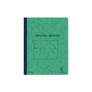 ELVE Piqûre "Recettes/Dépenses", 80 pages, 297 x 210 mm