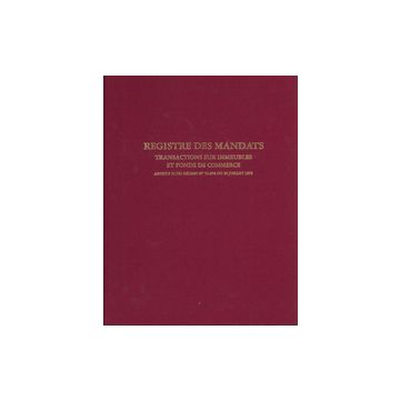 ELVE Registre "Mandat Transaction Immobilière", 200 pages ELVE Registre "Mandat Transaction Immobilière", 200 pages