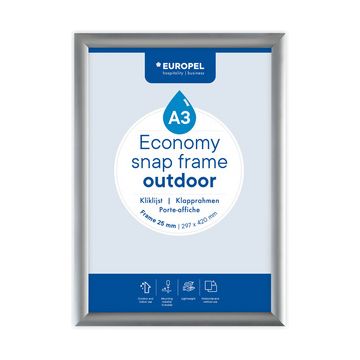 EUROPEL Cadre ECONOMY OUTDOOR, A3, 25 mm