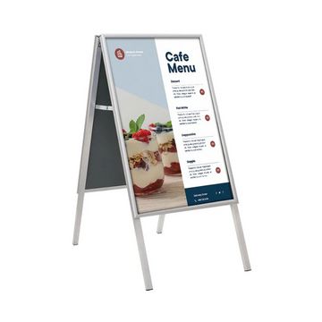 EUROPEL Panneau trottoir CLASSIC, A1, argent