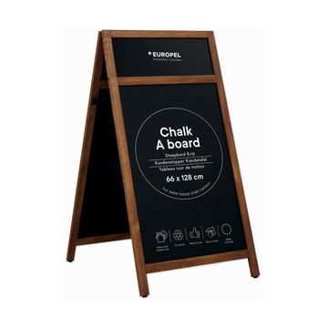 EUROPEL Panneau trottoir, 660 x 1.280 mm, noir