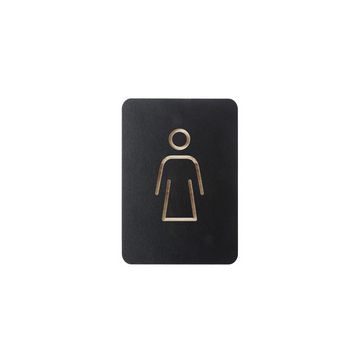 EUROPEL Pictogramme "WC femmes", noir