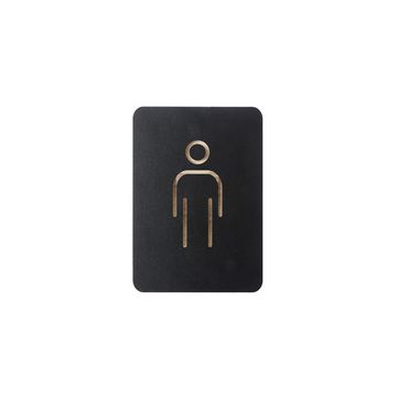 EUROPEL Pictogramme "WC hommes", noir