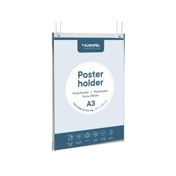 EUROPEL Porte-affiche, A4 portrait, transparent