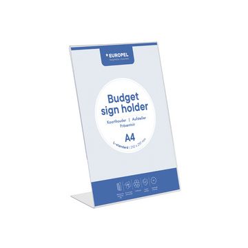 EUROPEL Porte-visuel Budget, A4 portrait, incliné