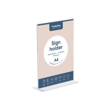 EUROPEL Porte-visuel acrylique, A5 portrait, droit