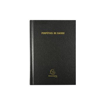 EXACOMPTA Agenda Perpétuel Caisse 210 x 148 mm, noir