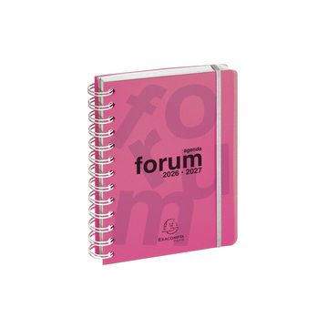 EXACOMPTA Agenda scolaire Forum Linicolor, 2026/2027, rose