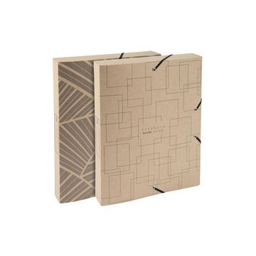 EXACOMPTA Boîte de classement Eterneco, A4, 25 mm, naturel